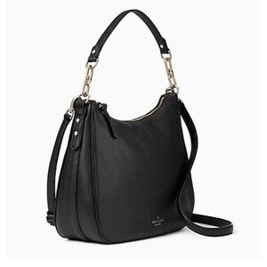 NWT Kate Spade Vivian Mulberry Street Hobo Shoulder Crossbody Bag Black $379